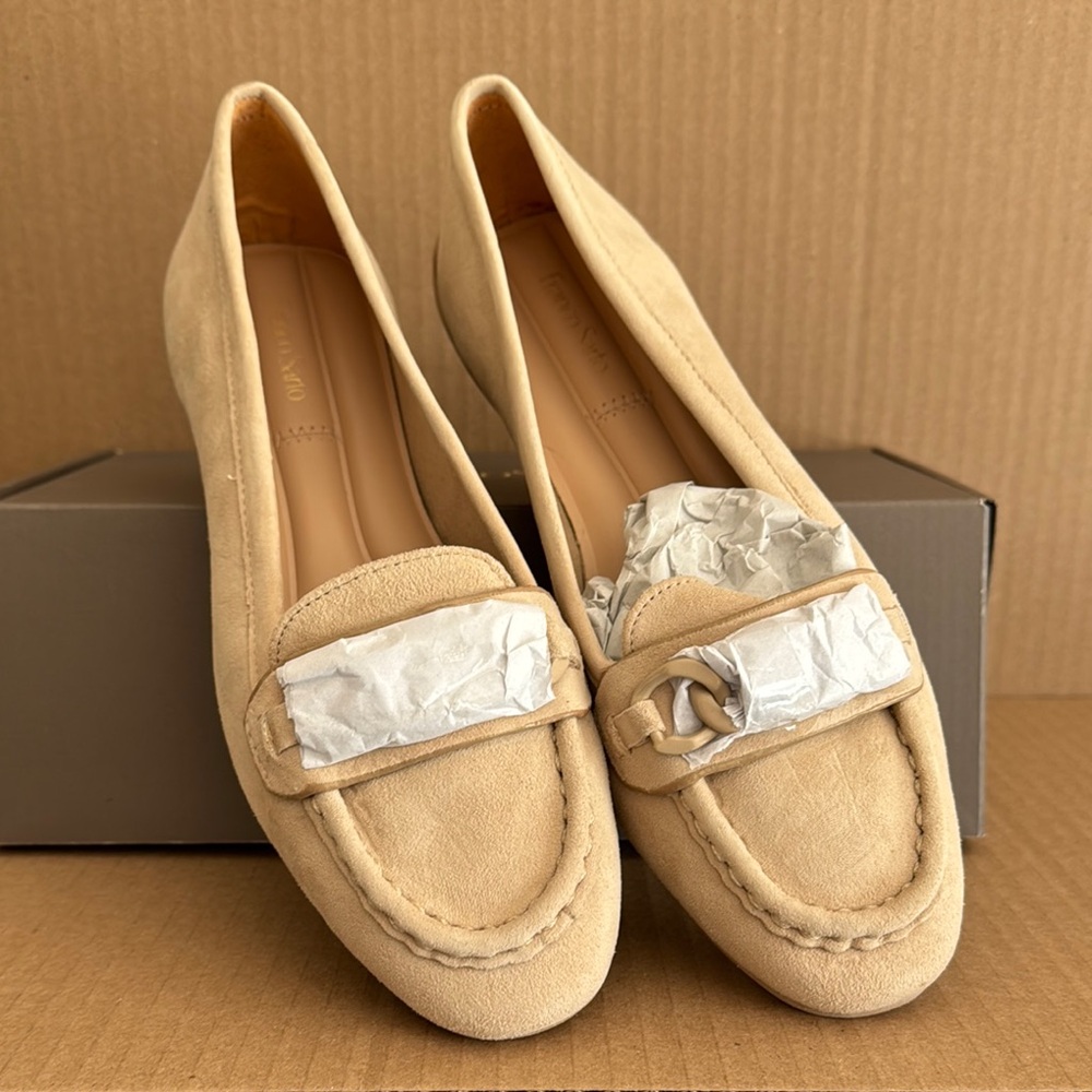 NWOT- Elegant Tan Loafers for Women
